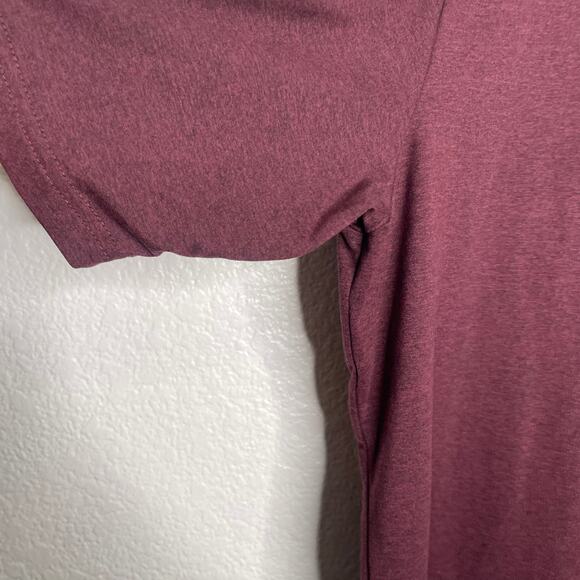 01. Algo Mens Shirt Size XL Burgundy 01. Performance Polo Short Sleeve - Picture 12 of 12